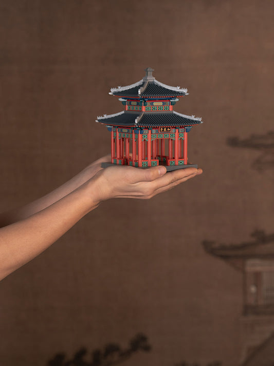 Exploring Ancient Chinese Architecture with ABS Mortise and Tenon Building Blocks: The Mini Chun Pavilion