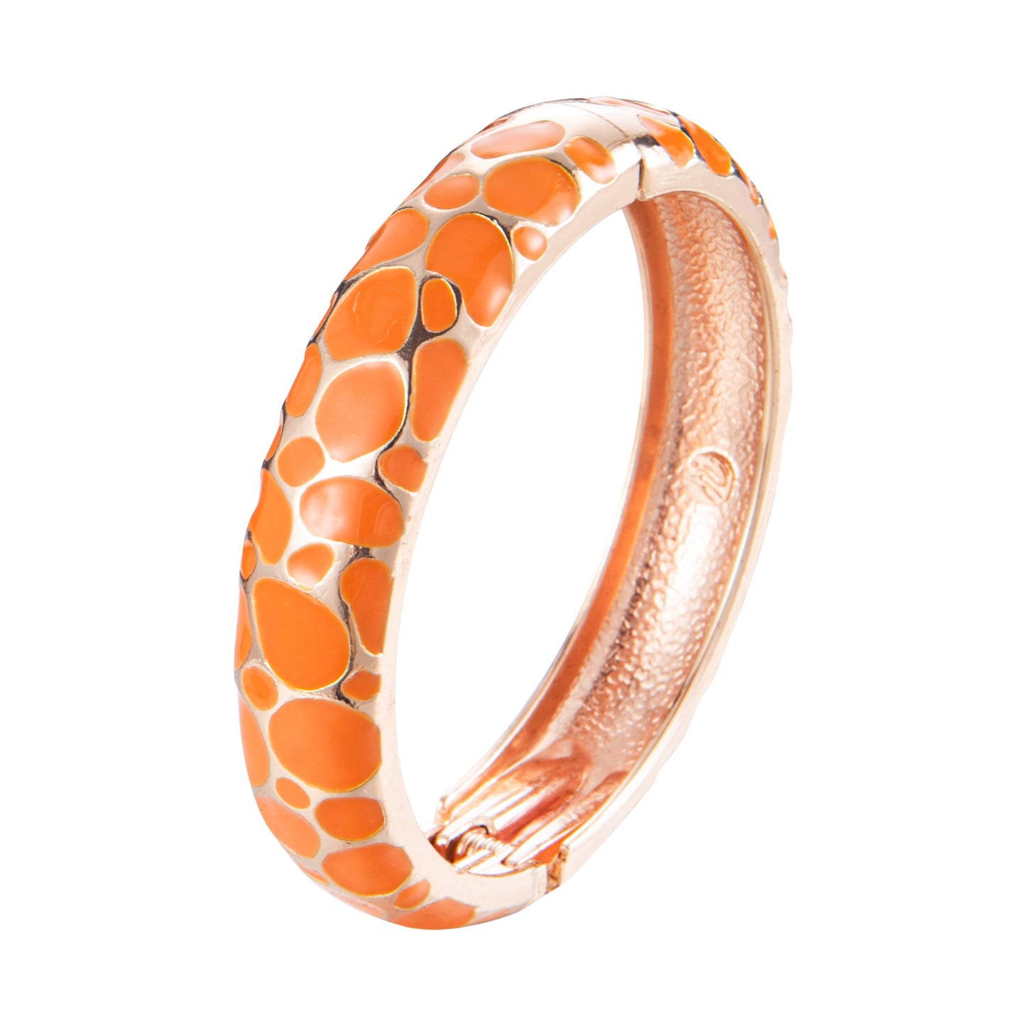 UJOY Cloisonne Bangle Bracelet with Colored Texture Gifts for Women Girls 161146