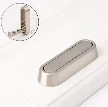 SARIHOSY Hidden Wall Hook for Decorative Coat Hook Zinc Alloy Hanging Hook Black Silver Colors Available K615