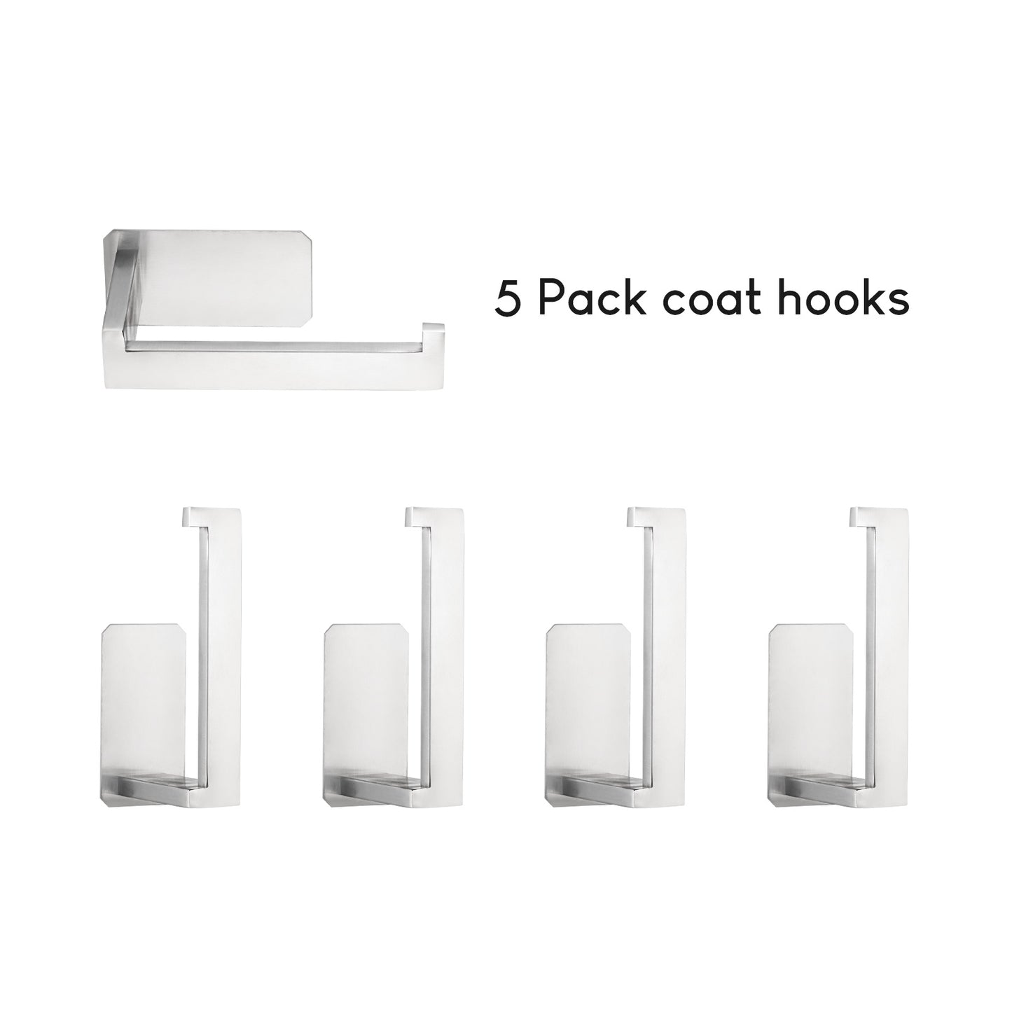 SARIHOSY Stainless Steel Silver Toilet Paper Holder Self Adhesive Tissue Paper Holder for Kitchen Bathroom Roll Paper Accessory