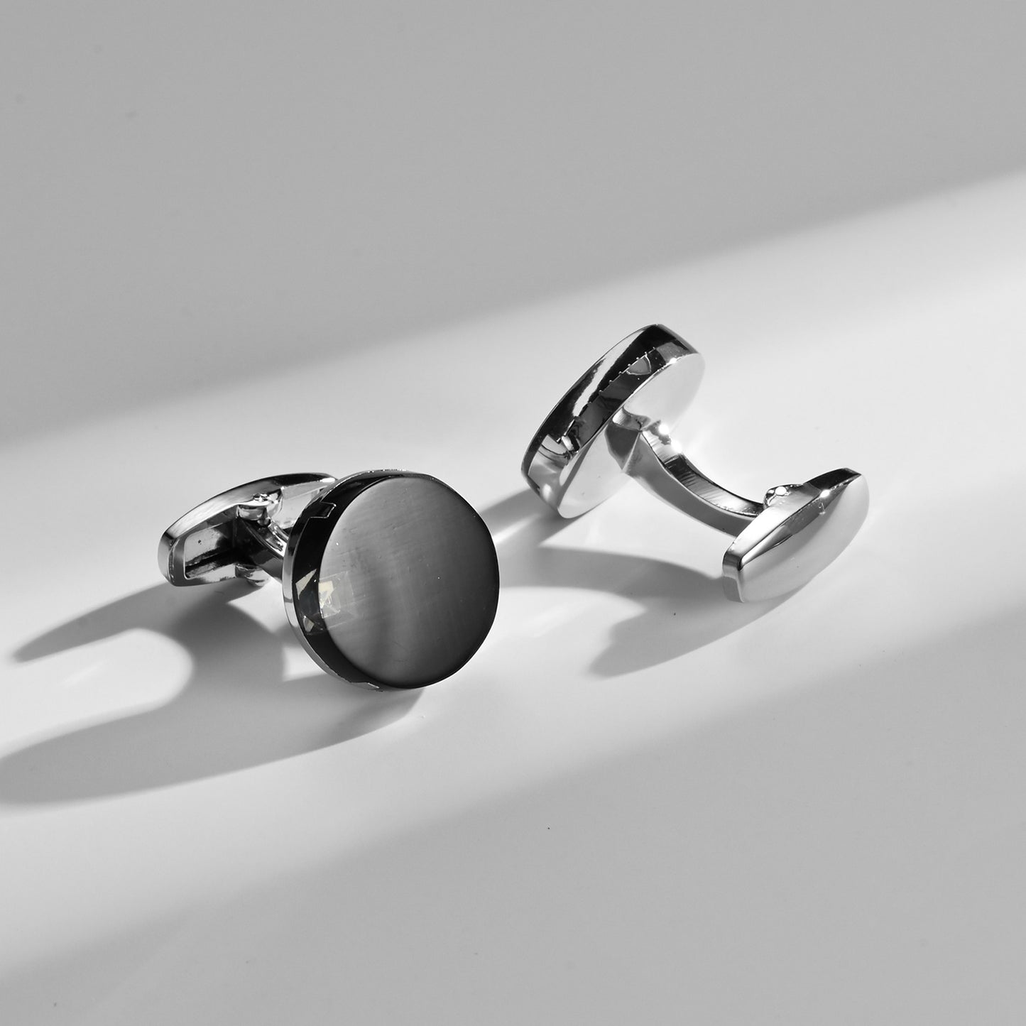 UJOY Stainless Steel Cuff Links Classic Tuxedo Shirt Cufflinks & Shirt Accessories Unique Business Groom Wedding Silver Jewelry Gift for Men