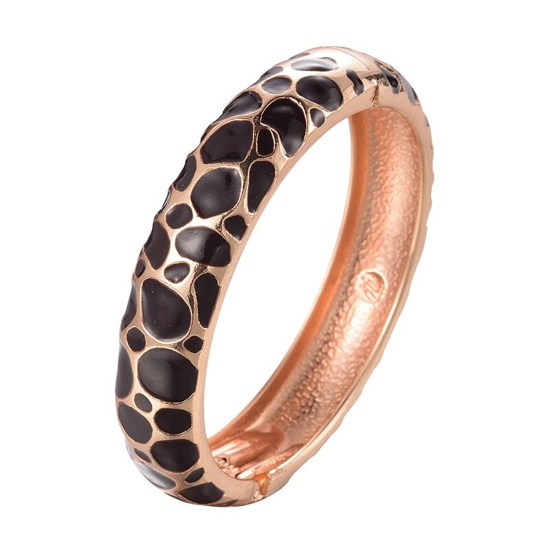 UJOY Enameled Bangle On Hand Geometric Bracelets For Women Cuff Femal Bangles Classic Designer Jewelry Accessories Vintage Gifts