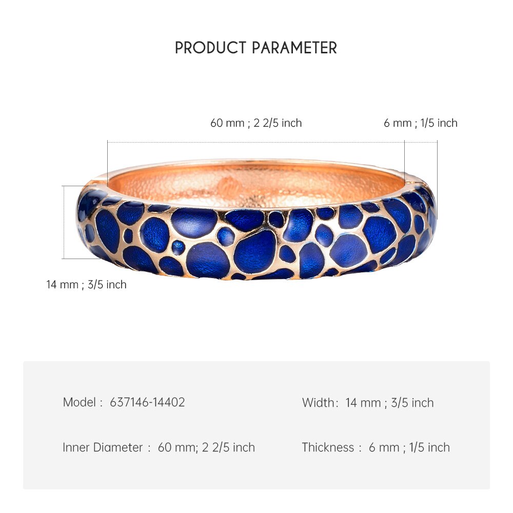 UJOY Enameled Bangle On Hand Geometric Bracelets For Women Cuff Femal Bangles Classic Designer Jewelry Accessories Vintage Gifts