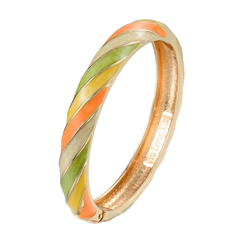 UJOY Geometric Women's Bangles On Hand Enamel Bracelets For Women Jewelry African Fashion Accessories Designer Gifts For Mother