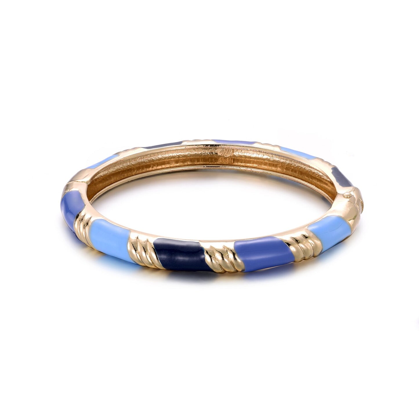 UJOY Elegant Bangles For Baby And Child Gift Accessories Cute Gold-Color Plated Enamel Bracelets