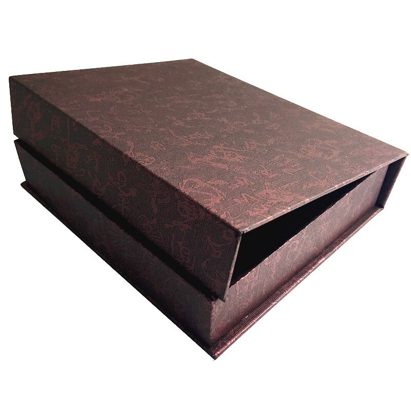 UJOY 12 pair Chinese Red Pattern classic cufflinks storage box Paper made Velvet inner gift box CTB201