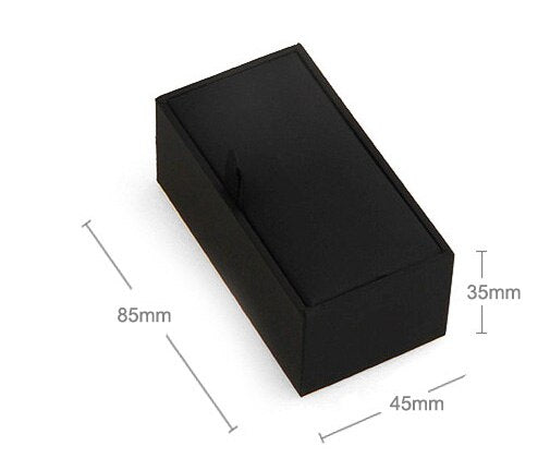UJOY Black color cufflinks box Paper made Velvet inside gift box carrying cases CTB007