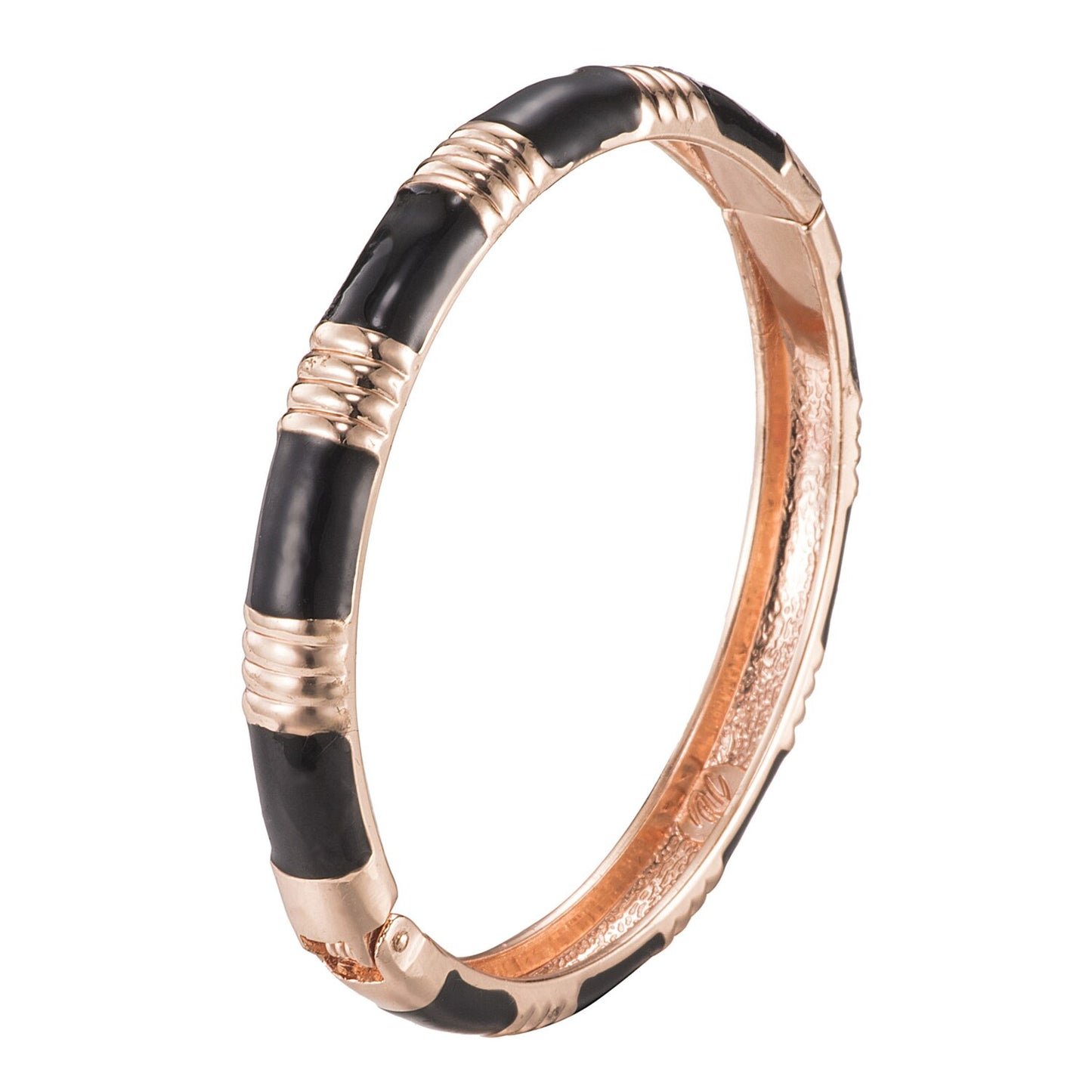 UJOY Elegant Bangles For Baby And Child Gift Accessories Cute Gold-Color Plated Enamel Bracelets