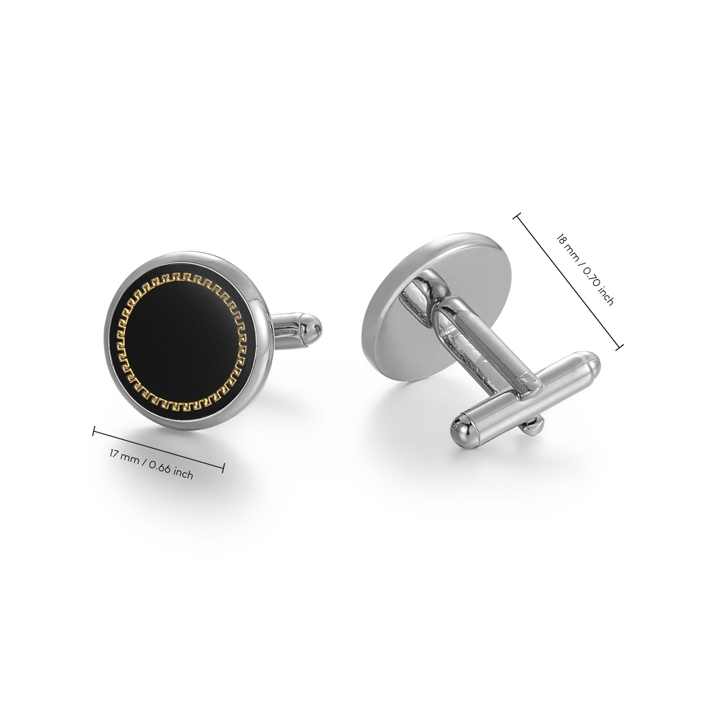 UJOY Men's Jewelry Cufflinks and Studs for Tuxedo Shirts for Weddings, Business, Dinner