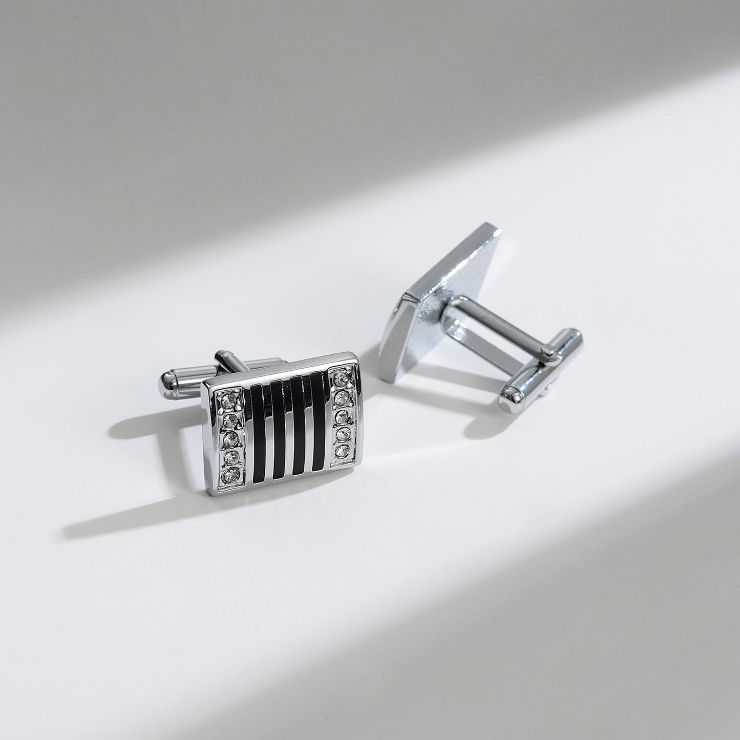 UJOY Tie Clip Shirts Cufflinks Combo Set Business Parts Necktie Pins Bars Cuff Links Box for Men