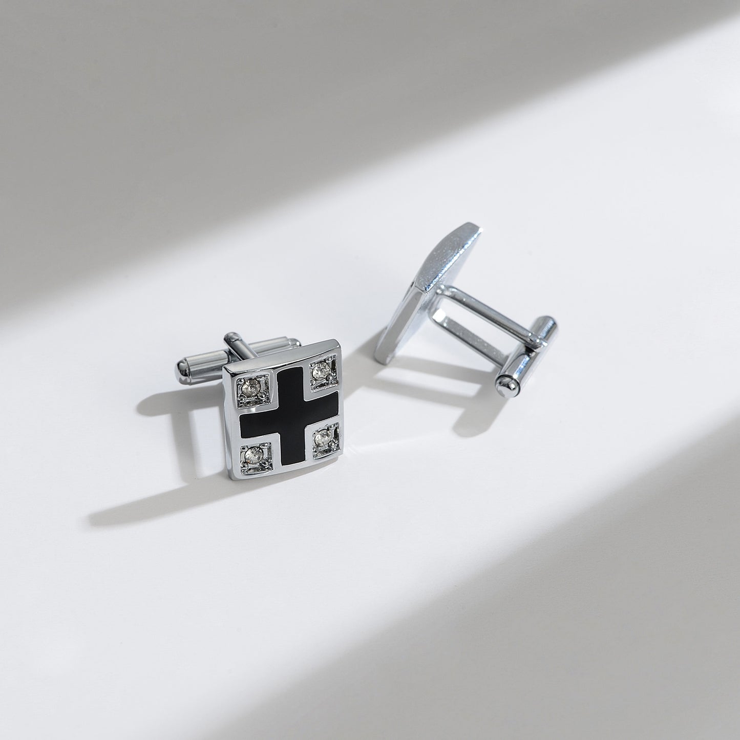 UJOY Tie Clip Shirts Cufflinks Combo Set Business Parts Necktie Pins Bars Cuff Links Box for Men