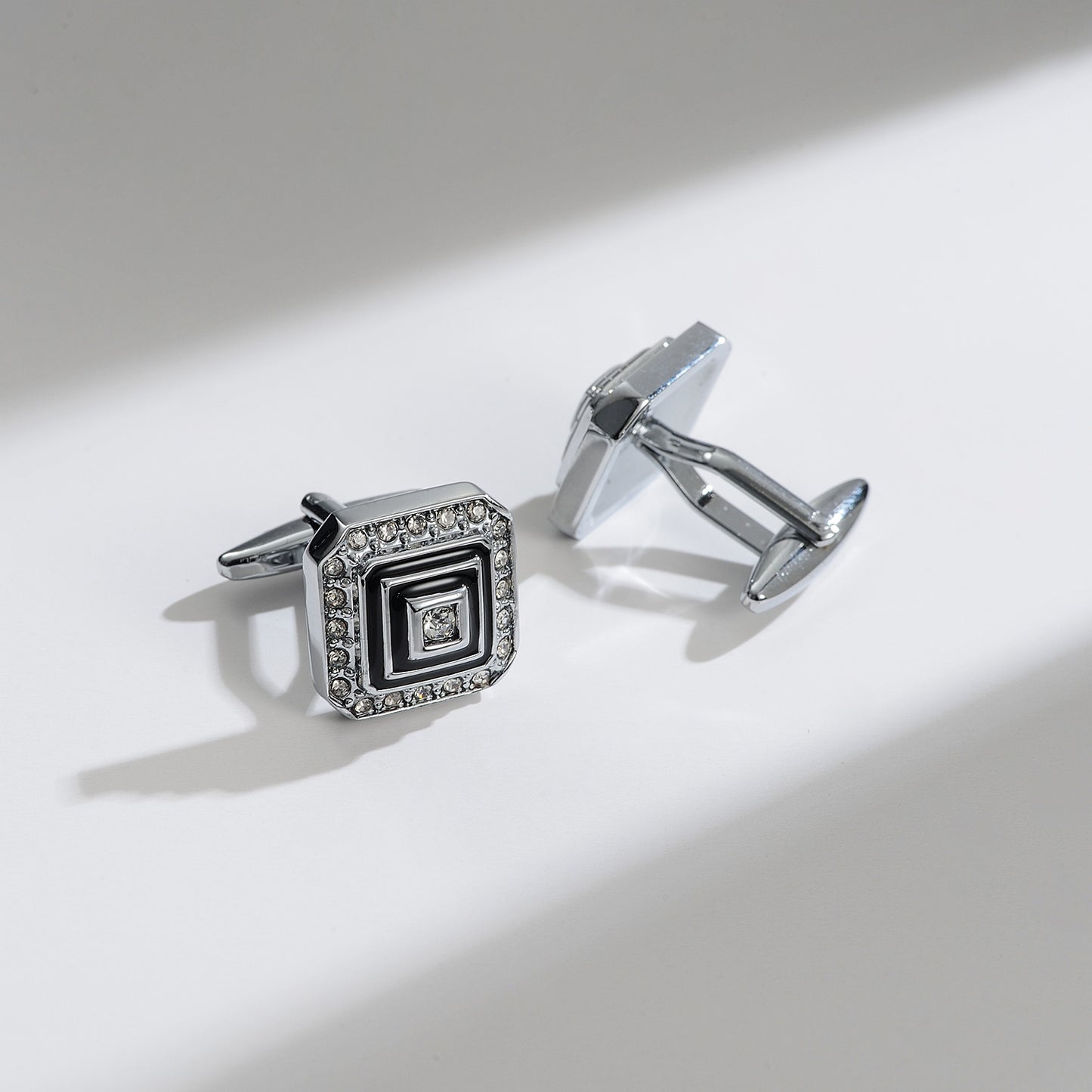 UJOY Tie Clip Shirts Cufflinks Combo Set Business Parts Necktie Pins Bars Cuff Links Box for Men