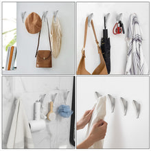 Cargar imagen en el visor de la galería, SARIHOSY Matte Brushed Zinc Alloy Wall Mounted Coat Hook – Heavy Duty Single Prong 1039