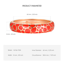Load image into Gallery viewer, UJOY Cloisonne Bangle Bracelet with Colored Texture Gifts for Women Girls 161146