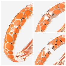 Load image into Gallery viewer, UJOY Cloisonne Bangle Bracelet with Colored Texture Gifts for Women Girls 161146