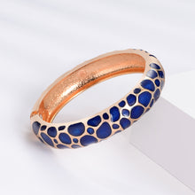 Load image into Gallery viewer, UJOY Cloisonne Bangle Bracelet with Colored Texture Gifts for Women Girls 161146