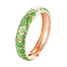 Load image into Gallery viewer, UJOY Cloisonne Bangle Bracelet with Colored Texture Gifts for Women Girls 161146