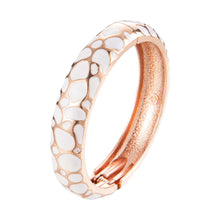 Load image into Gallery viewer, UJOY Cloisonne Bangle Bracelet with Colored Texture Gifts for Women Girls 161146