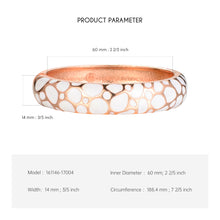 Load image into Gallery viewer, UJOY Cloisonne Bangle Bracelet with Colored Texture Gifts for Women Girls 161146