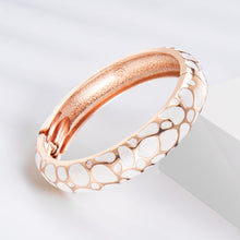 Load image into Gallery viewer, UJOY Cloisonne Bangle Bracelet with Colored Texture Gifts for Women Girls 161146