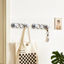 Load image into Gallery viewer, SARIHOSY 2 Hangers Coat Hook Decorative Wall Hook Black Silver Color Available Zinc Alloy Hook K608-2