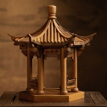 Cargar imagen en el visor de la galería, SARIHOSY The Peony Pavilion Miniature Solid Wood Model – Mortise &amp; Tenon Ancient Chinese Architecture Building Blocks, Adult Assembly Toy, Kunqu Opera &amp; Suzhou City Commemorative Gift