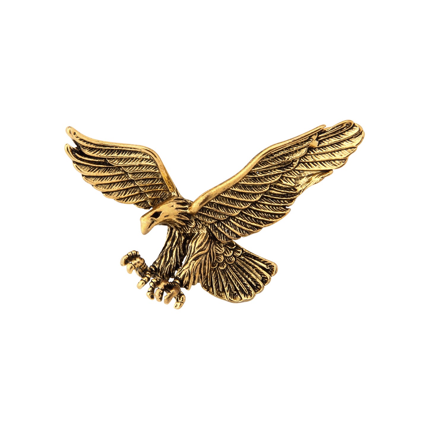 UJOY The Gold Flying Eagle Brooch Gold-plated Brooch Gifts for Gentleman and Fashionable Lady