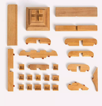 Cargar imagen en el visor de la galería, SARIHOSY Natural Wood Song Yun Four Paved as Bucket Arch Building Blocks Wooden Puzzles for Adults and Teenagers
