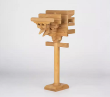 Load image into Gallery viewer, SARIHOSY Natural Wood Datang Foguang Temple Column Head Bucket Arch Building Blocks for Adults and Teenagers