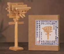 Load image into Gallery viewer, SARIHOSY Natural Wood Datang Foguang Temple Column Head Bucket Arch Building Blocks for Adults and Teenagers