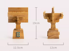 Load image into Gallery viewer, SARIHOSY Natural Wood Yingxian Wooden Tower Bucket Arch Building Block for Adults and Teenagers