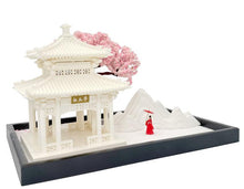 Load image into Gallery viewer, SARIHOSY Baiyu Pavilion Mortise-and-Tenon Building Blocks – Intangible Cultural Heritage Chinese Architecture Model, Educational Toy for Boys, Perfect Birthday Gift