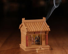 Cargar imagen en el visor de la galería, SARIHOSY Solid Wood Mortise &amp; Tenon Earth God Temple Building Blocks – LED-Lit Ancient Chinese Architecture Model, Perfect Birthday Gift for Boys to Explore Traditional Culture