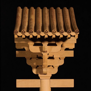 SARIHOSY Natural Wood Song Rhyme Six Shops Building Blocks Wooden Puzzles for Adults and Teenagers