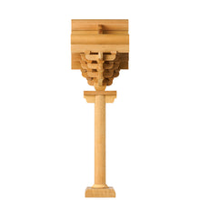 Cargar imagen en el visor de la galería, SARIHOSY Natural Wood Forbidden City Seven Steps on Dougong Building Blocks Wooden Puzzles for Adults and Teenagers