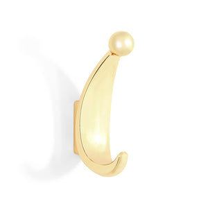 SARIHOSY Decorative Wall Hook Moon Shape Fashion Design Coat Hook for Bathroom Kitchen Living Room K610