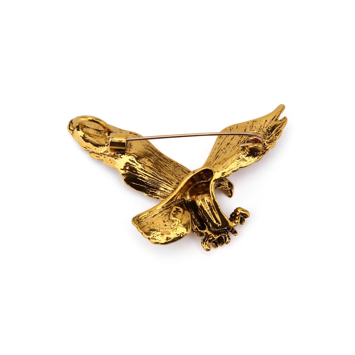 UJOY The Gold Flying Eagle Brooch Gold-plated Brooch Gifts for Gentleman and Fashionable Lady