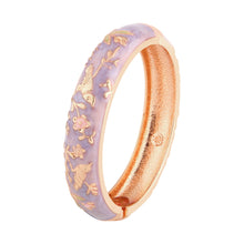Load image into Gallery viewer, UJOY Cloisonne Bangle Verdant Butterfly Flower and Bird Pattern Bracelet Gifts for Women Girls 424146