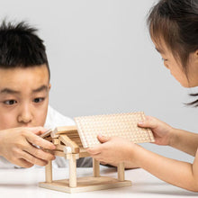 Load image into Gallery viewer, SARIHOSY Three-purlin Beam Mortise and Tenon Building Blocks | Handcrafted Chinese Architecture Toy | Perfect Educational Gift