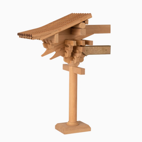 SARIHOSY Natural Wood Song Rhyme Six Shops Building Blocks Wooden Puzzles for Adults and Teenagers