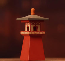 Cargar imagen en el visor de la galería, SARIHOSY Hua'e Xianghui Tower Tang Dynasty Mortise-and-Tenon Building Blocks – Solid Wood Diffuser, Chinese Style No-Fire Aromatherapy Ornament, Handicraft &amp; Peripheral