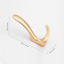 Load image into Gallery viewer, SARIHOSY Brushed Copper Tone Zinc Alloy Wall Mounted Coat Hook 821