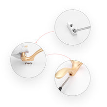 Load image into Gallery viewer, SARIHOSY Brushed Copper Tone Zinc Alloy Wall Mounted Coat Hook 821