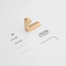Cargar imagen en el visor de la galería, SARIHOSY Brushed Light Gold Zinc Alloy Wall Mounted Hook 864