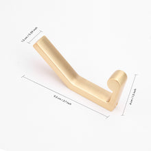 Cargar imagen en el visor de la galería, SARIHOSY Brushed Copper Tone Zinc Alloy Wall Mounted Coat Hook 864-L
