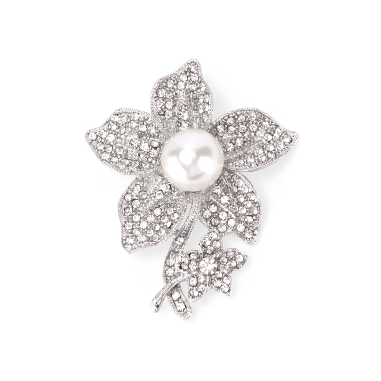 UJOY Pearl Flower Clusters Sparkle Brooch Diamond Brooch Fashion Charm Brooch Gifts for Women Daughter Teacher