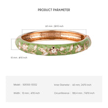 Load image into Gallery viewer, UJOY Cloisonne Bangle Multicolor Gold Butterfly Bracelet Gifts for Women Girls 606125