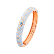 Load image into Gallery viewer, UJOY Cloisonne Bangle Multicolor Gold Butterfly Bracelet Gifts for Women Girls 606125