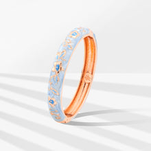 Load image into Gallery viewer, UJOY Cloisonne Bangle Multicolor Gold Butterfly Bracelet Gifts for Women Girls 606125