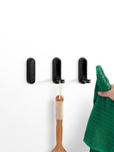 Load image into Gallery viewer, SARIHOSY Hidden Wall Hook for Decorative Coat Hook Zinc Alloy Hanging Hook Black Silver Colors Available K615